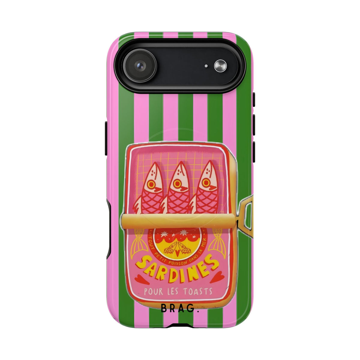 Tinned Pink MagSafe Tough Phone Case — Magnetic Protective Cover