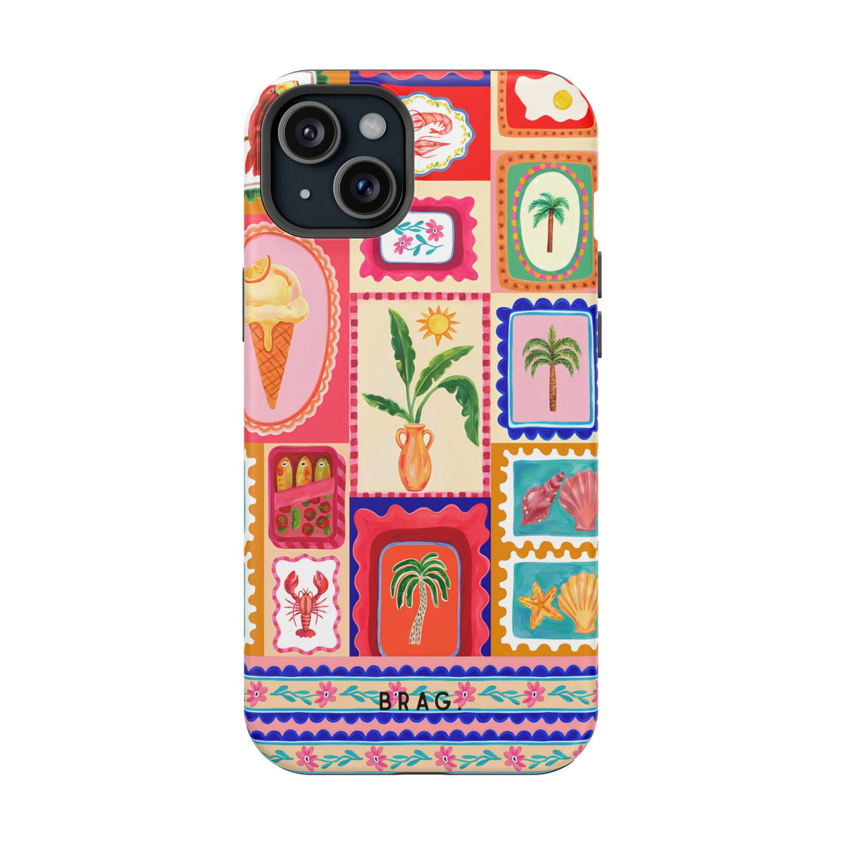 Postcard Magnetic Impact-Resistant Phone Case
