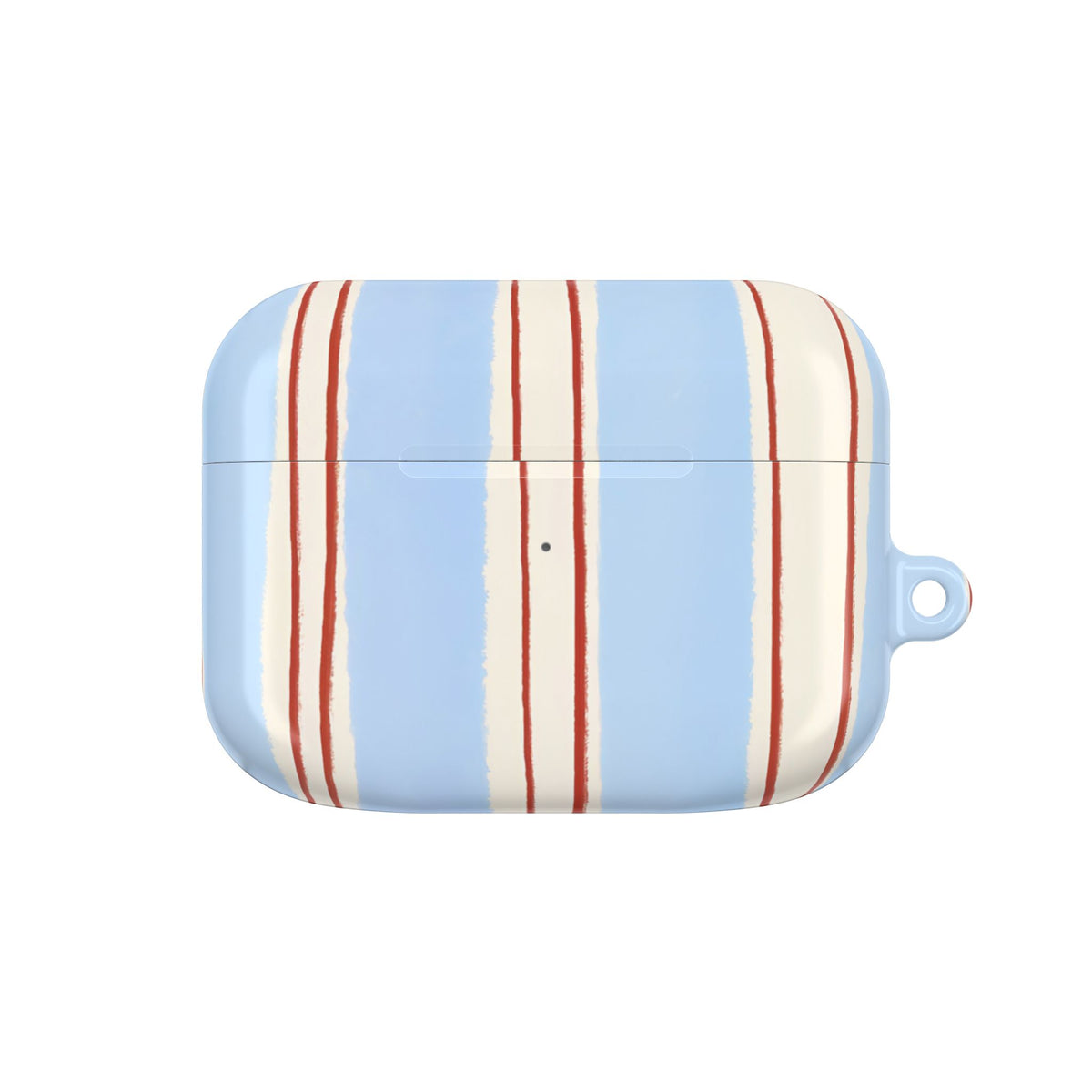 Blue Linen AirPod Case – Slim Protective Charging Case