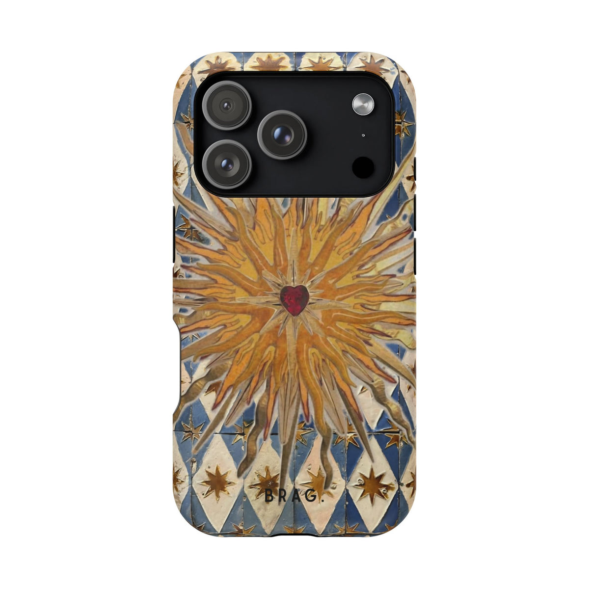 Fortune Heart Magnetic Impact-Resistant Phone Case