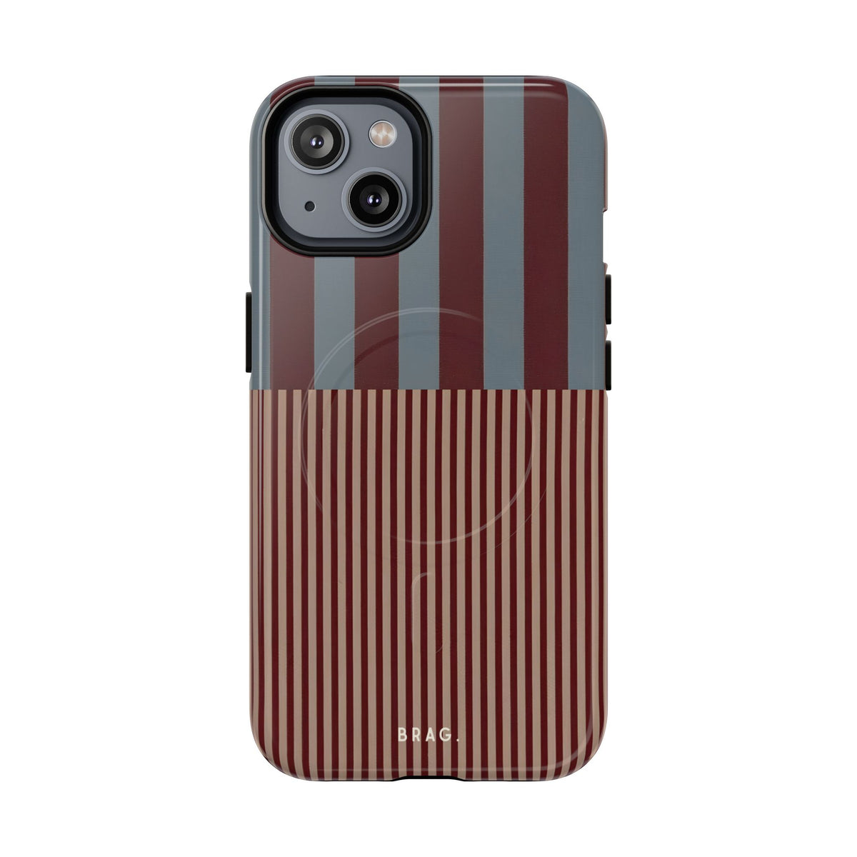 Candy Stripe MagSafe Tough Phone Case — Magnetic Protective Cover