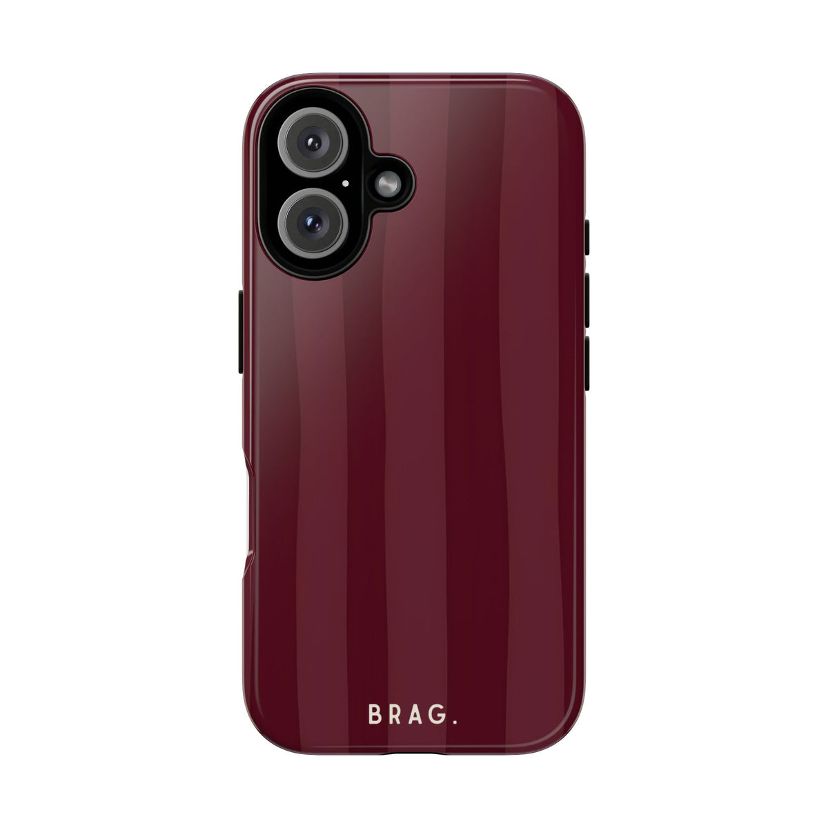 Dark Cherry Tough Phone Case – Shockproof Protective iPhone Cover
