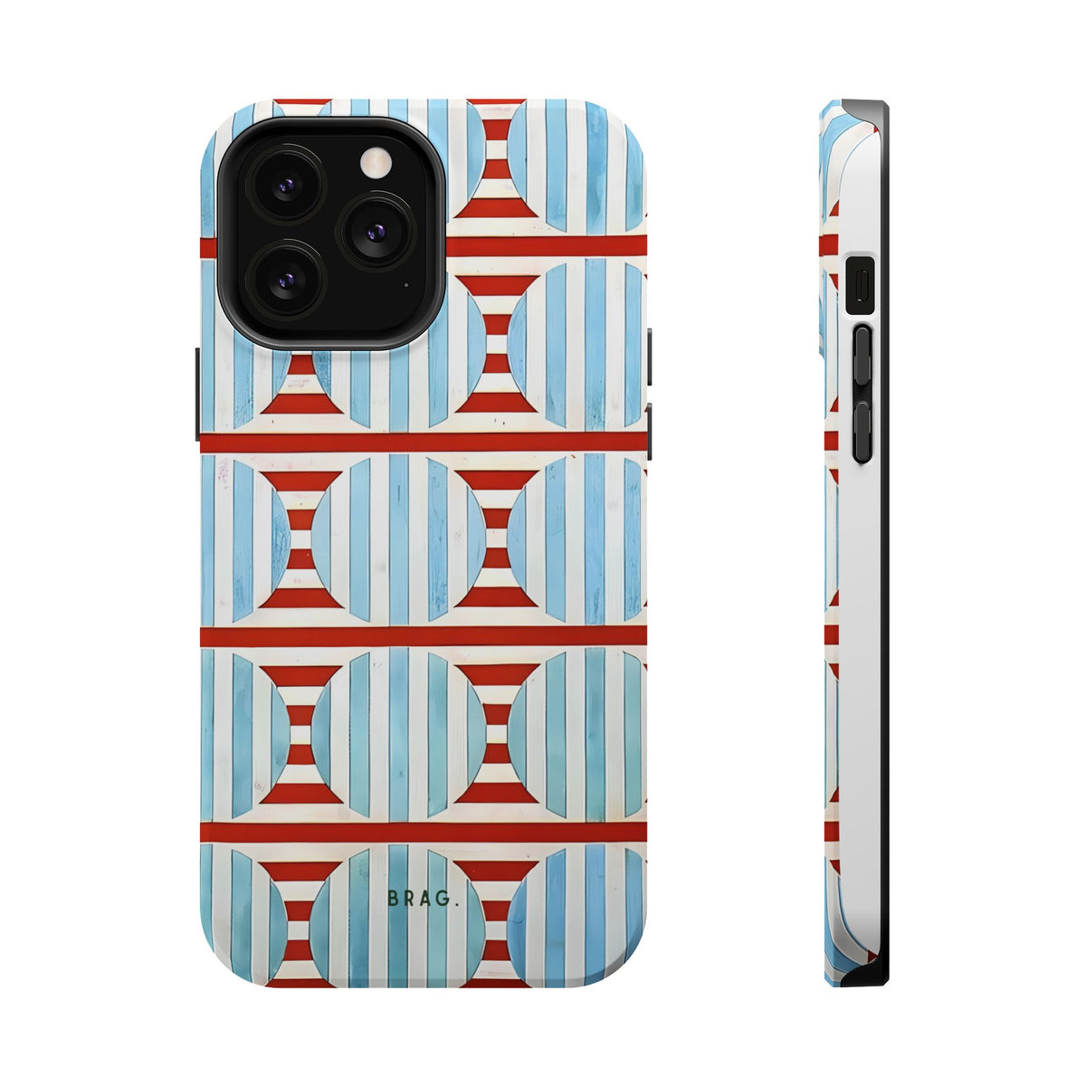Riviera Stripe Magnetic Impact-Resistant Phone Case