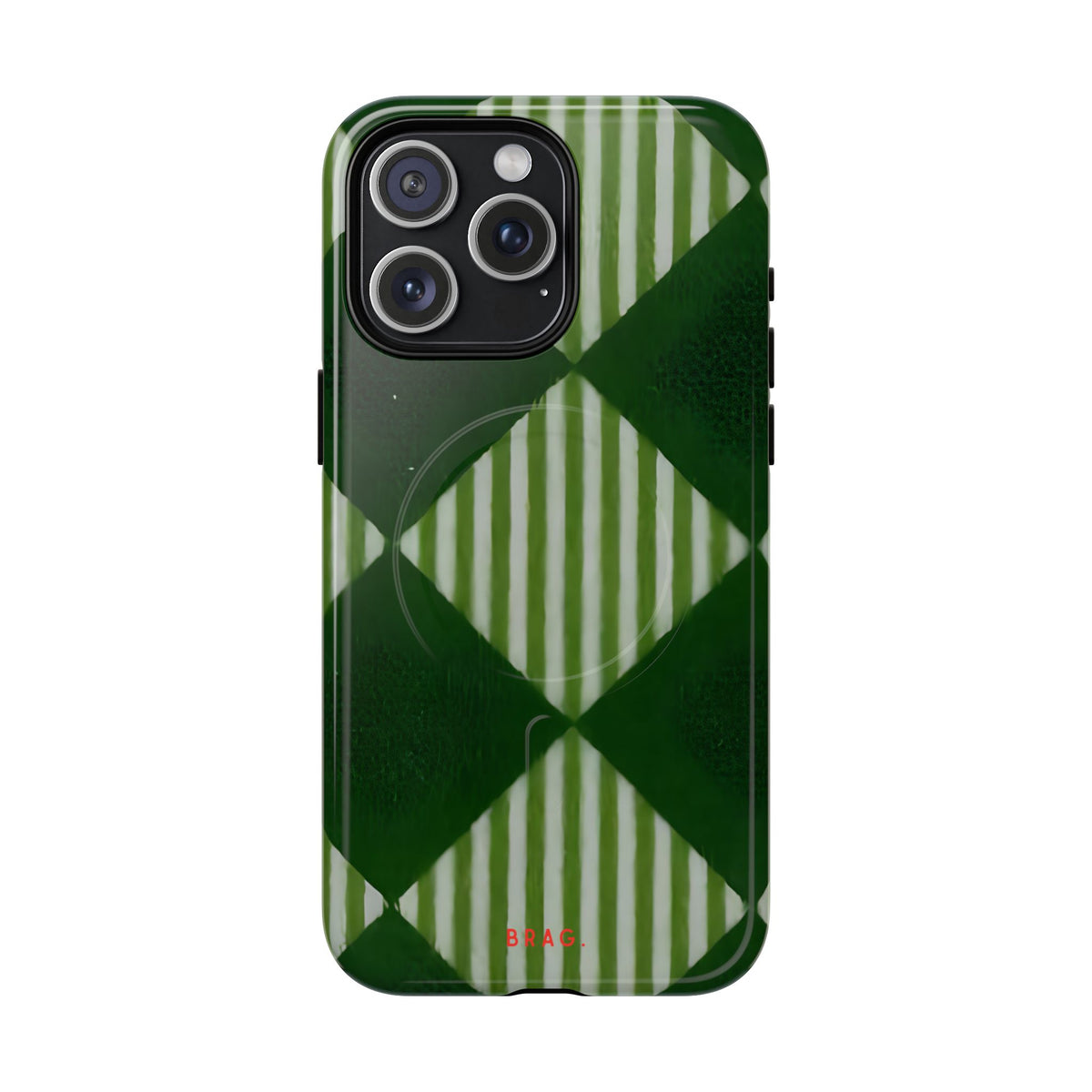 Woven Pattern MagSafe Tough Phone Case — Magnetic Protective Cover