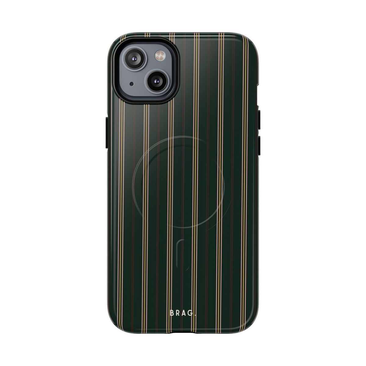 Vintage Pinstripe MagSafe Tough Phone Case — Magnetic Protective Cover