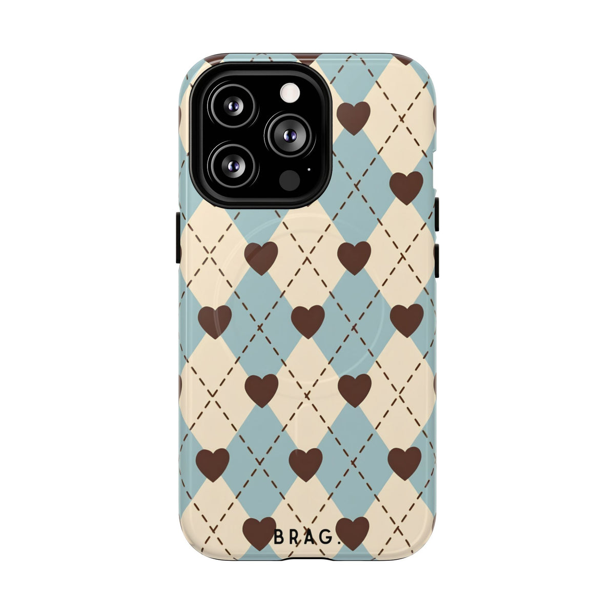 Sweetheart Plaid MagSafe Tough Phone Case — Magnetic Protective Cover