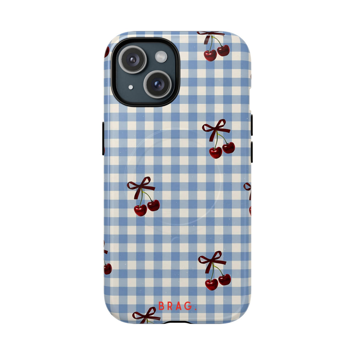 Cherry Picnic MagSafe Tough Phone Case — Magnetic Protective Cover
