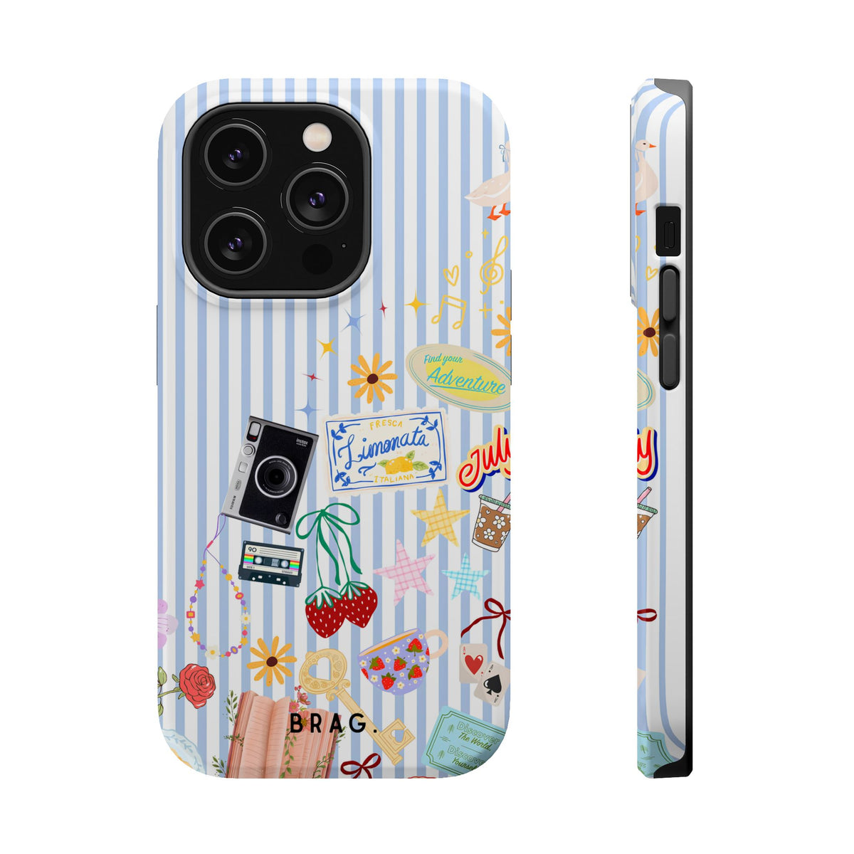 Travel Girl Magnetic Impact-Resistant Phone Case