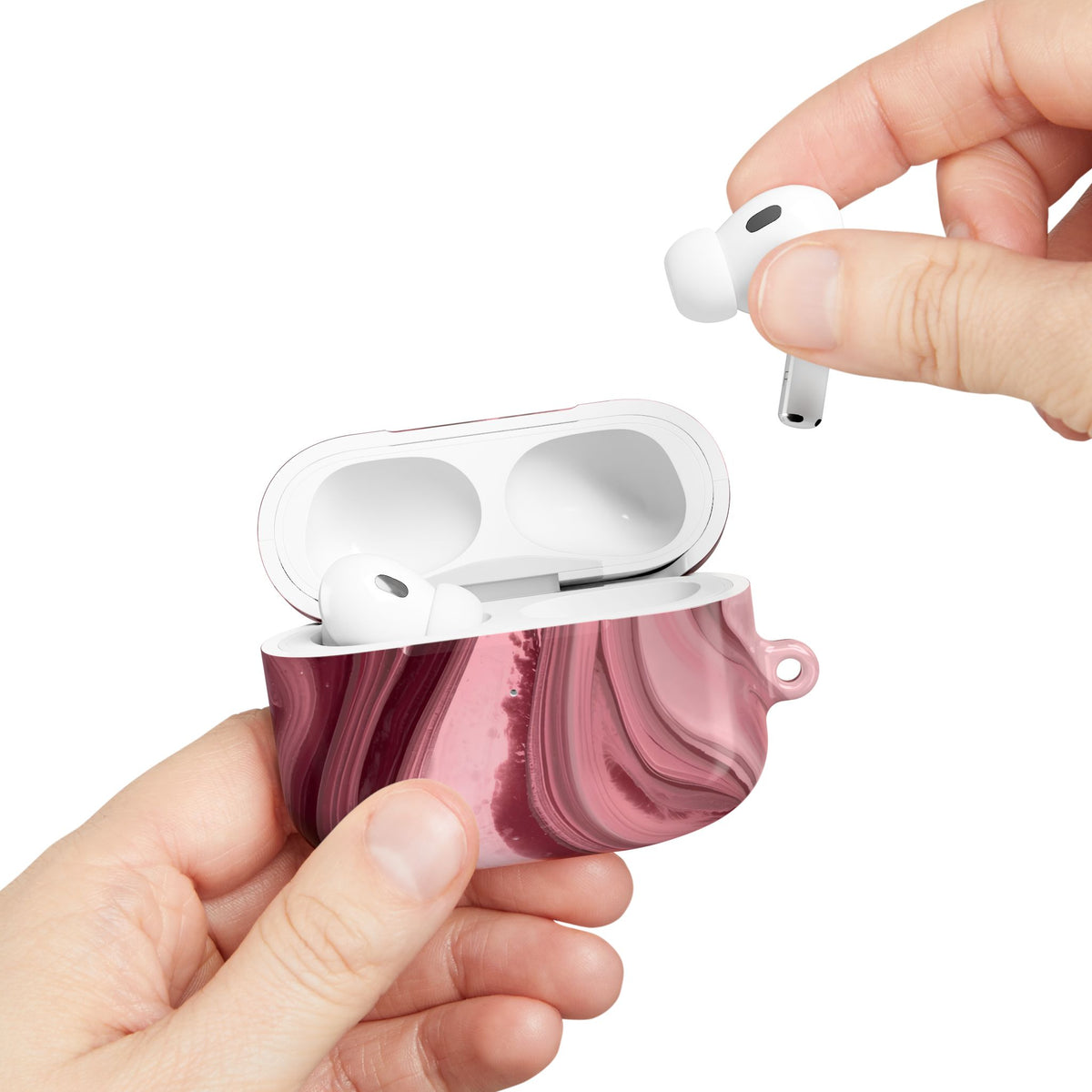 Cherry Smoke AirPod Case – Slim Protective Charging Case