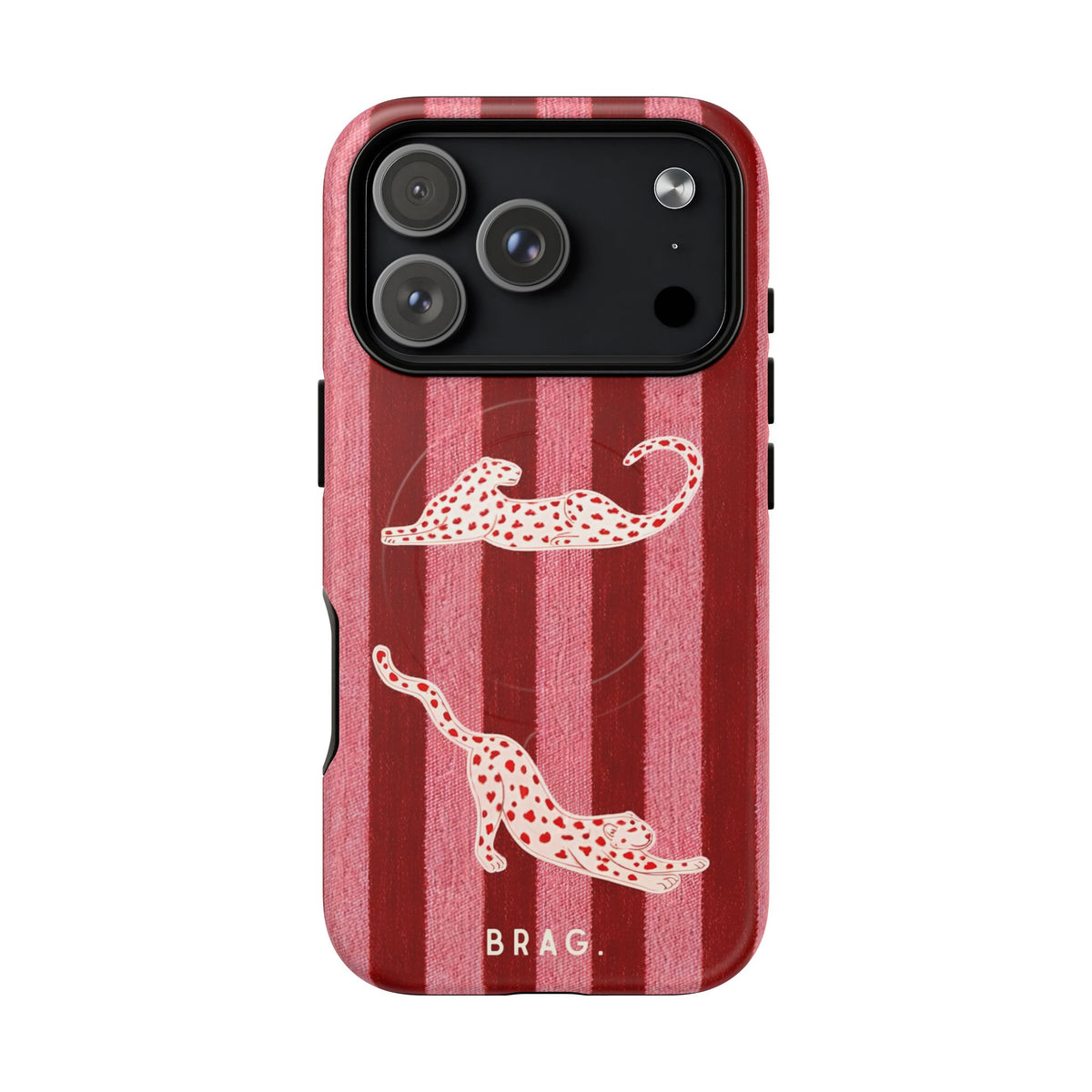 Pink Safari MagSafe Tough Phone Case — Magnetic Protective Cover