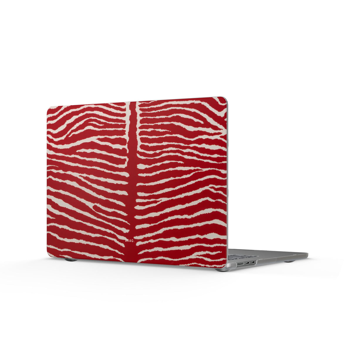 Striped Heat Matte MacBook Case — Slim Protective Laptop Cover