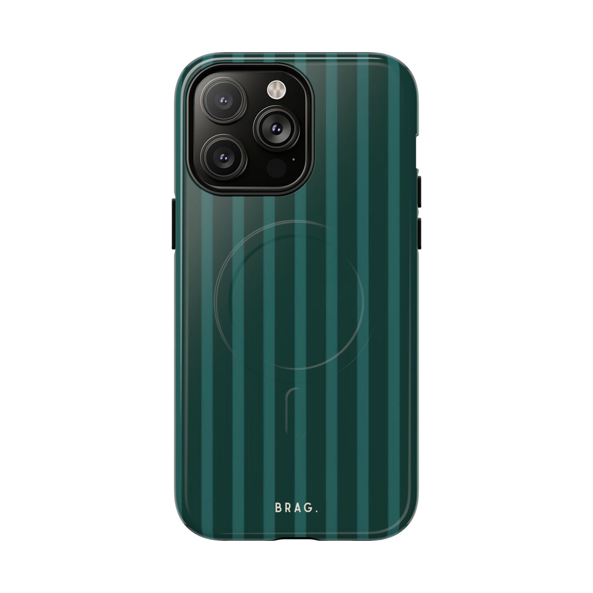 Forest Stripe MagSafe Tough Phone Case — Magnetic Protective Cover