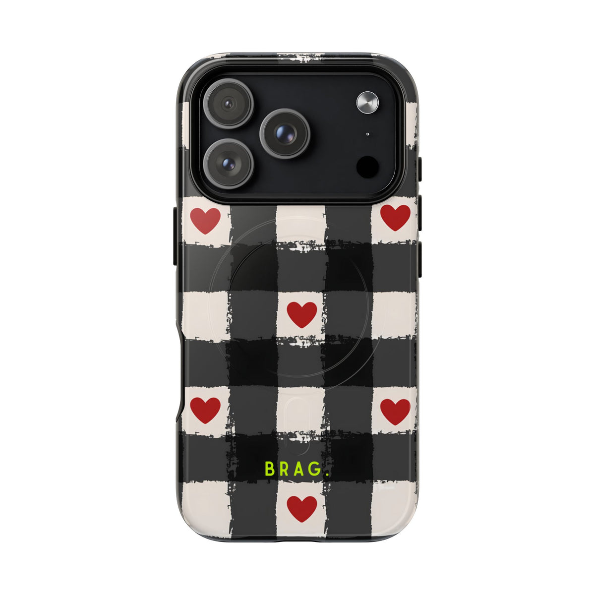 Lucky Heart MagSafe Tough Phone Case — Magnetic Protective Cover