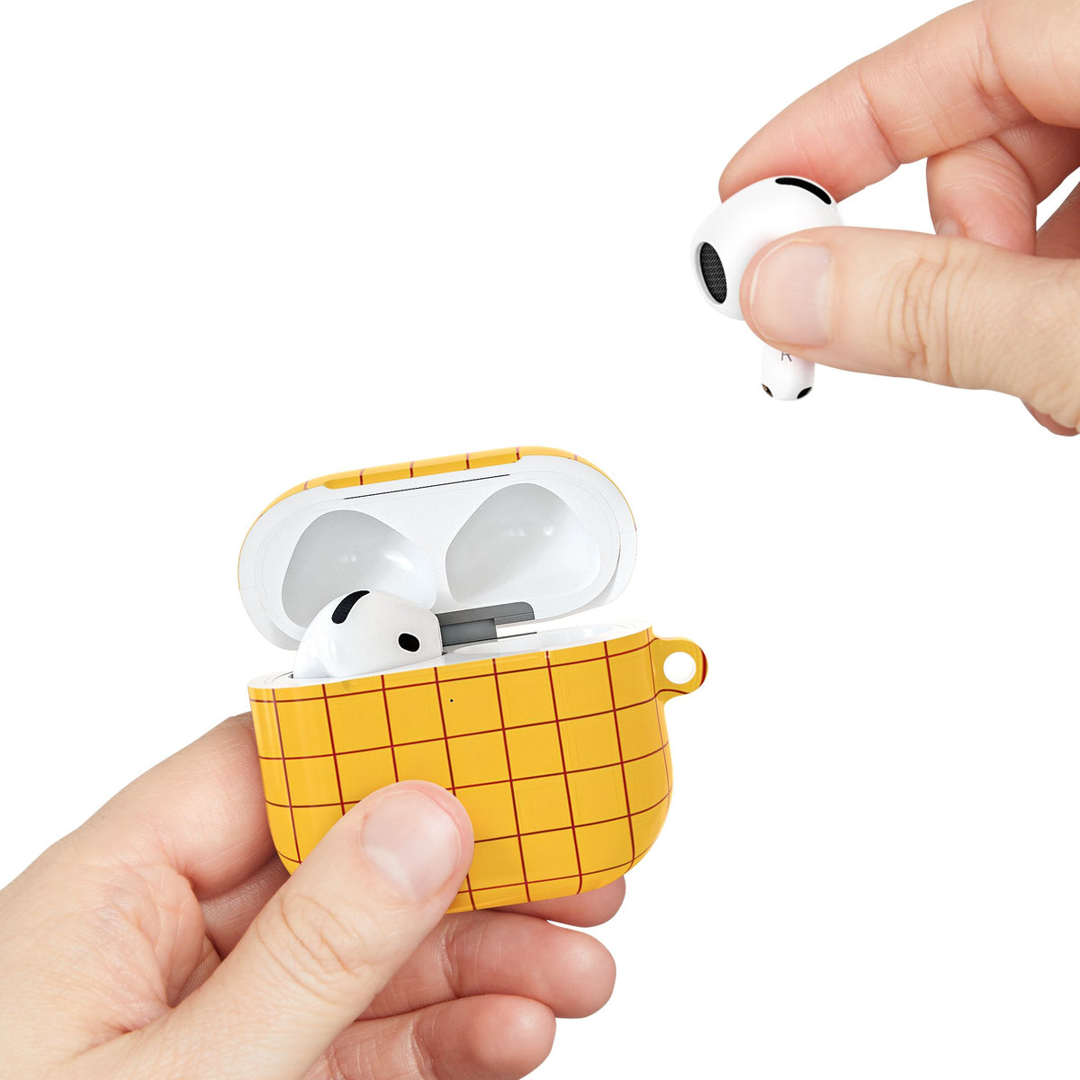 Cheese Grid AirPod Case – Slim Protective Charging Case