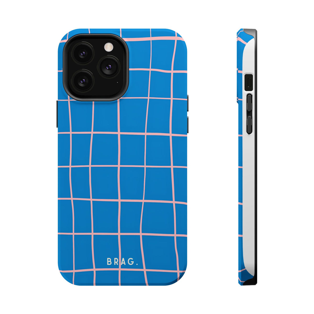 Coastal Grid Magnetic Impact-Resistant Phone Case