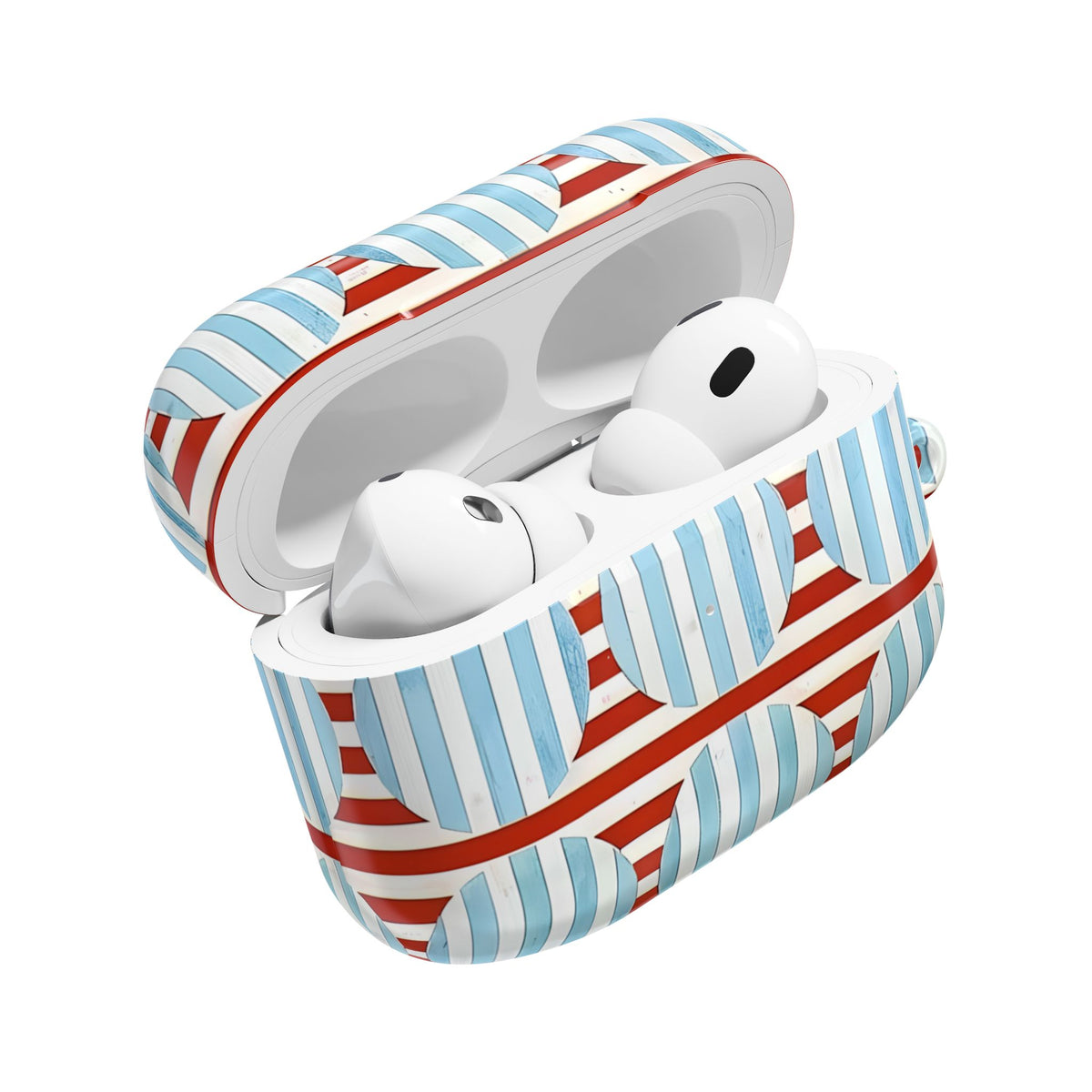 Riviera Stripe AirPod Case – Slim Protective Charging Case