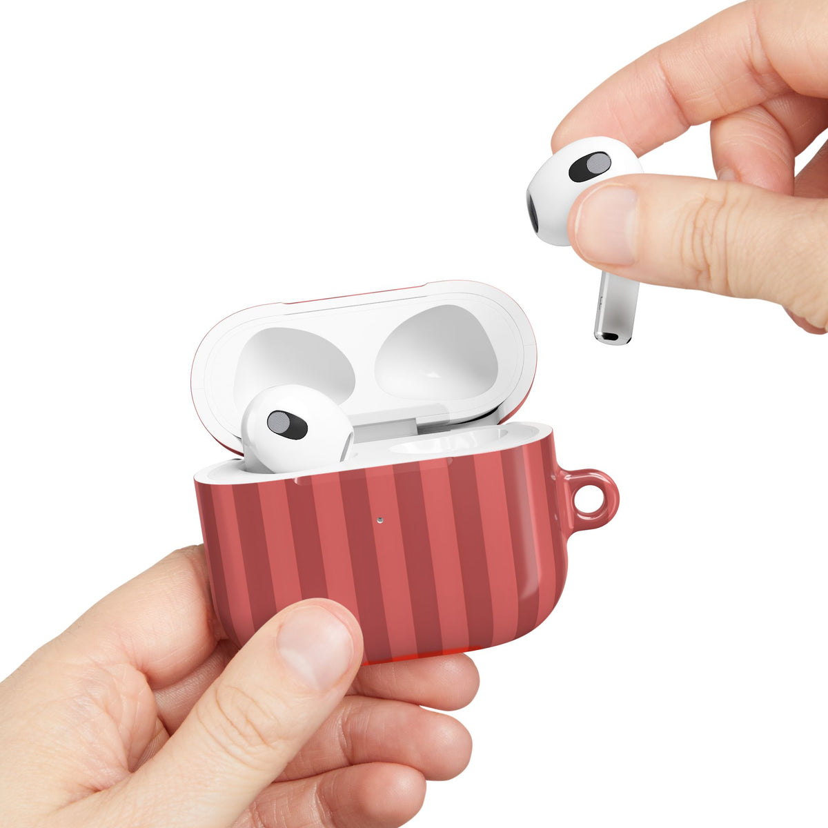 Sunset Stripe AirPod Case – Slim Protective Charging Case