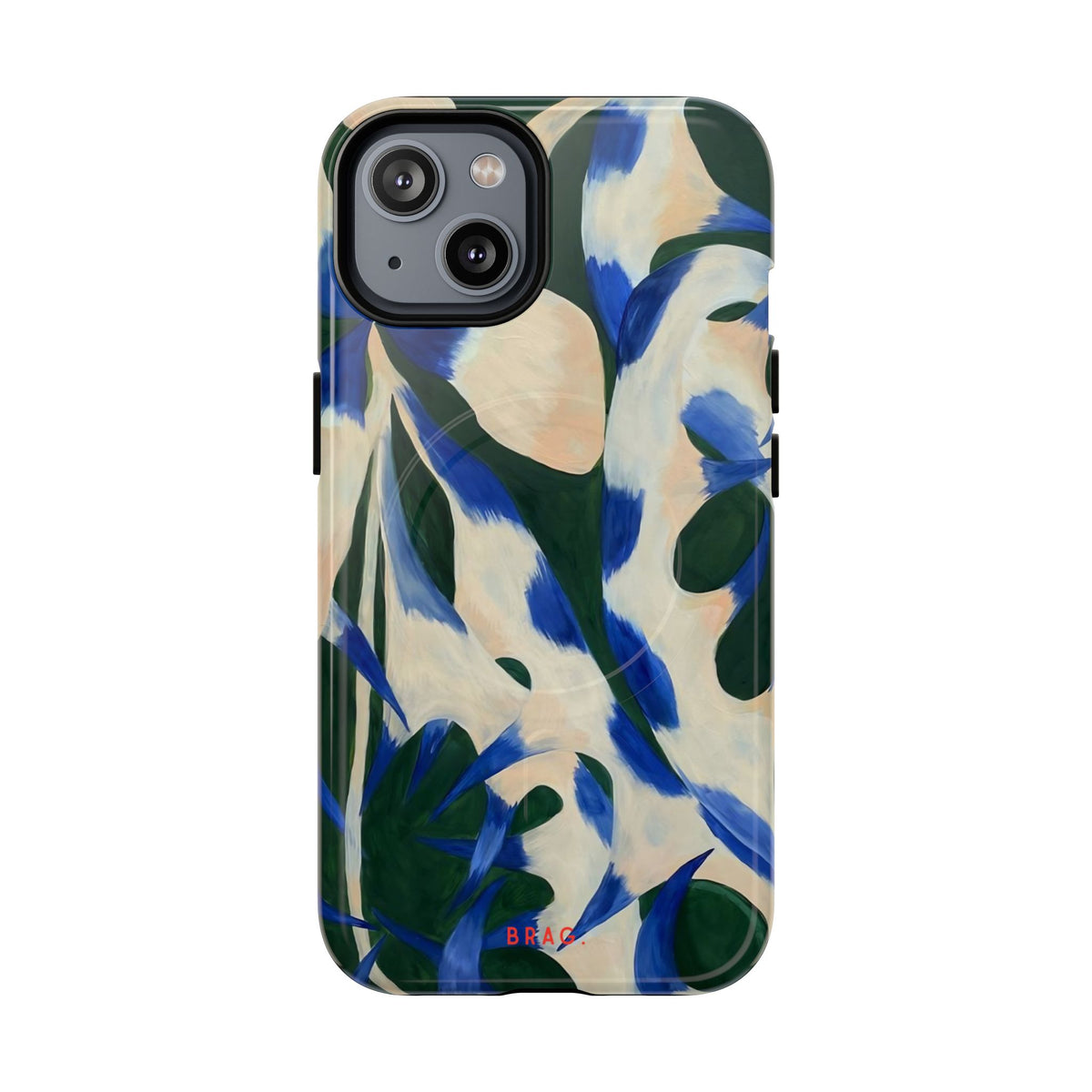 Blue Garden MagSafe Tough Phone Case — Magnetic Protective Cover