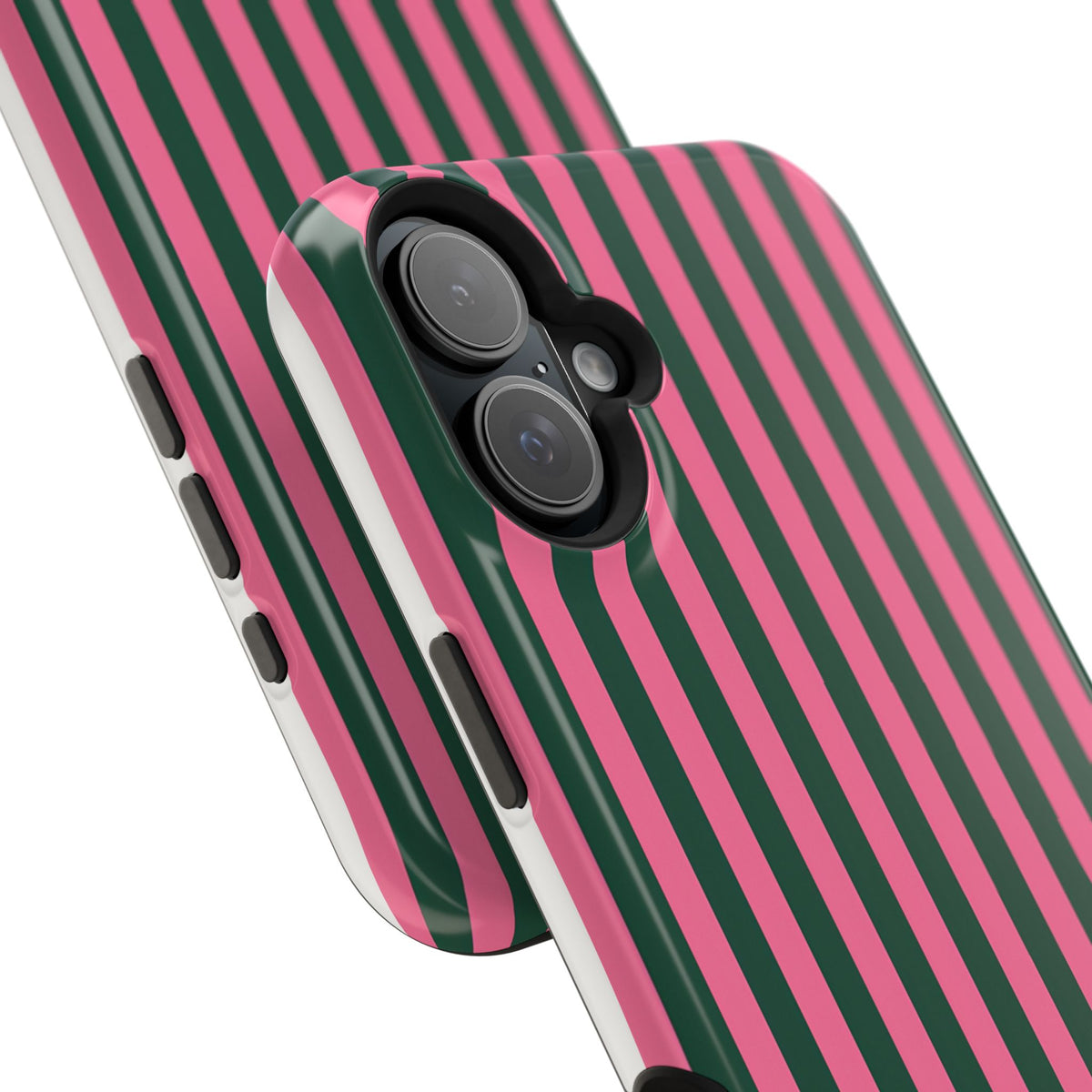 Flamingo Stripe Magnetic Impact-Resistant Phone Case