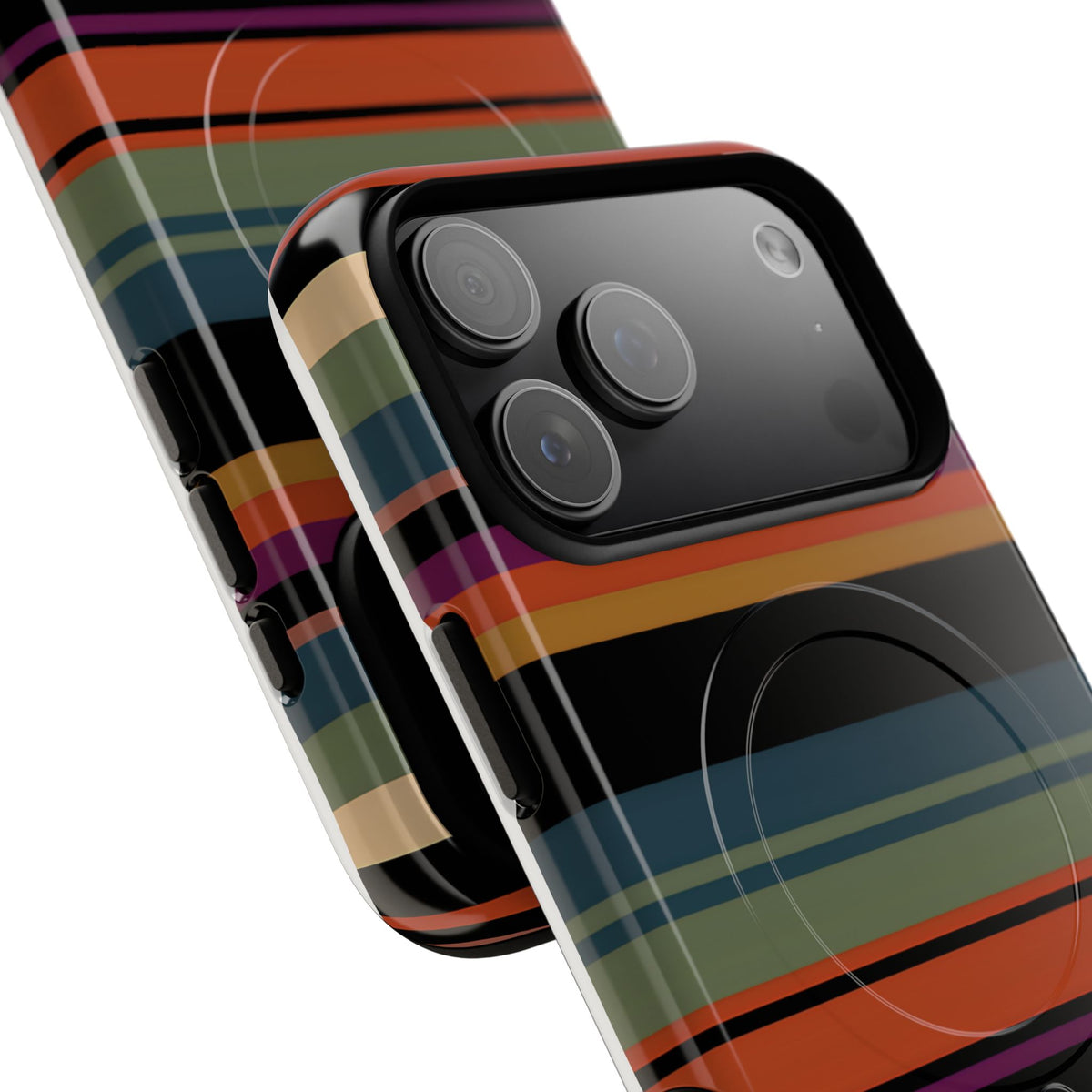 Market Stripe MagSafe Tough Phone Case — Magnetic Protective Cover