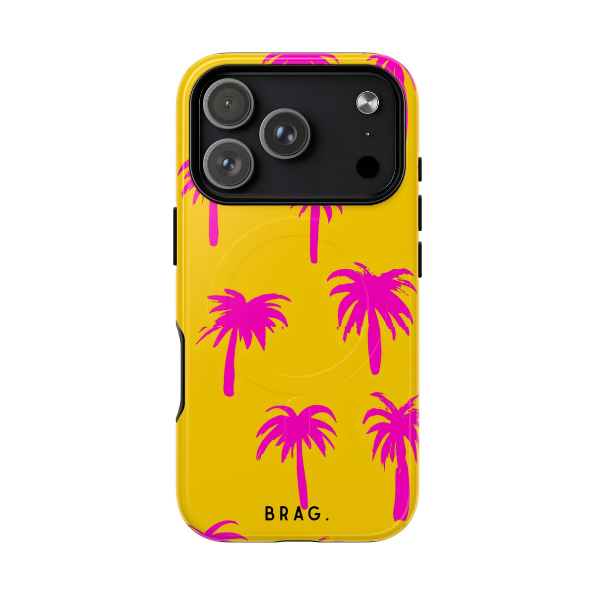 Pink Palms MagSafe Tough Phone Case — Magnetic Protective Cover