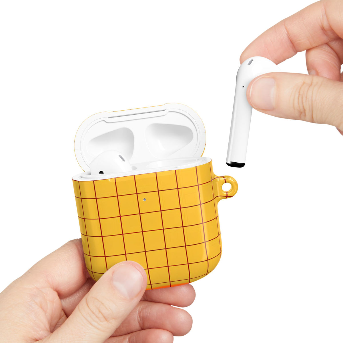 Cheese Grid AirPod Case – Slim Protective Charging Case