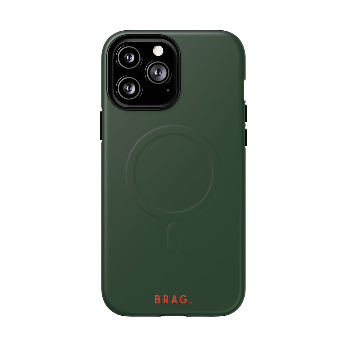 Brag Green MagSafe Tough Phone Case — Magnetic Protective Cover