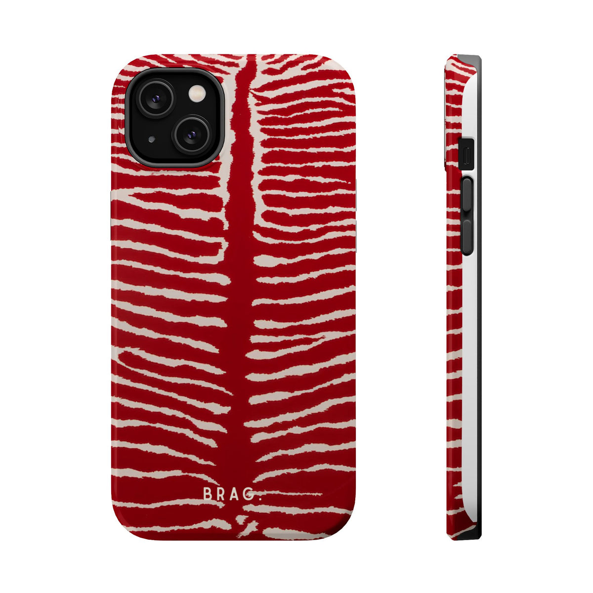 Striped Heat Magnetic Impact-Resistant Phone Case