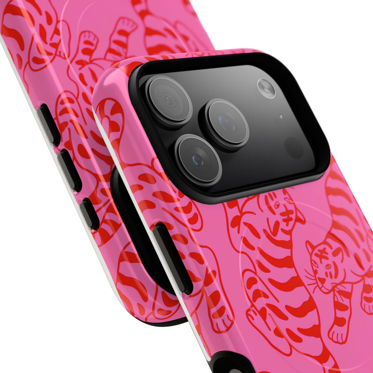 Tiger Lily MagSafe Tough Phone Case — Magnetic Protective Cover