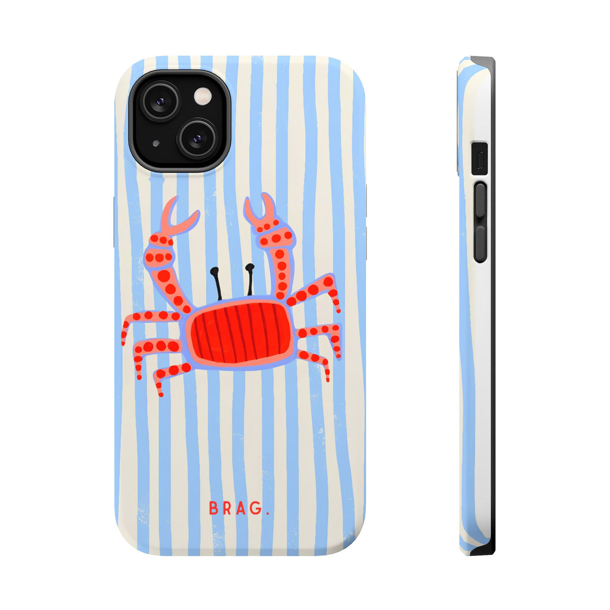 Azure Crab Magnetic Impact-Resistant Phone Case