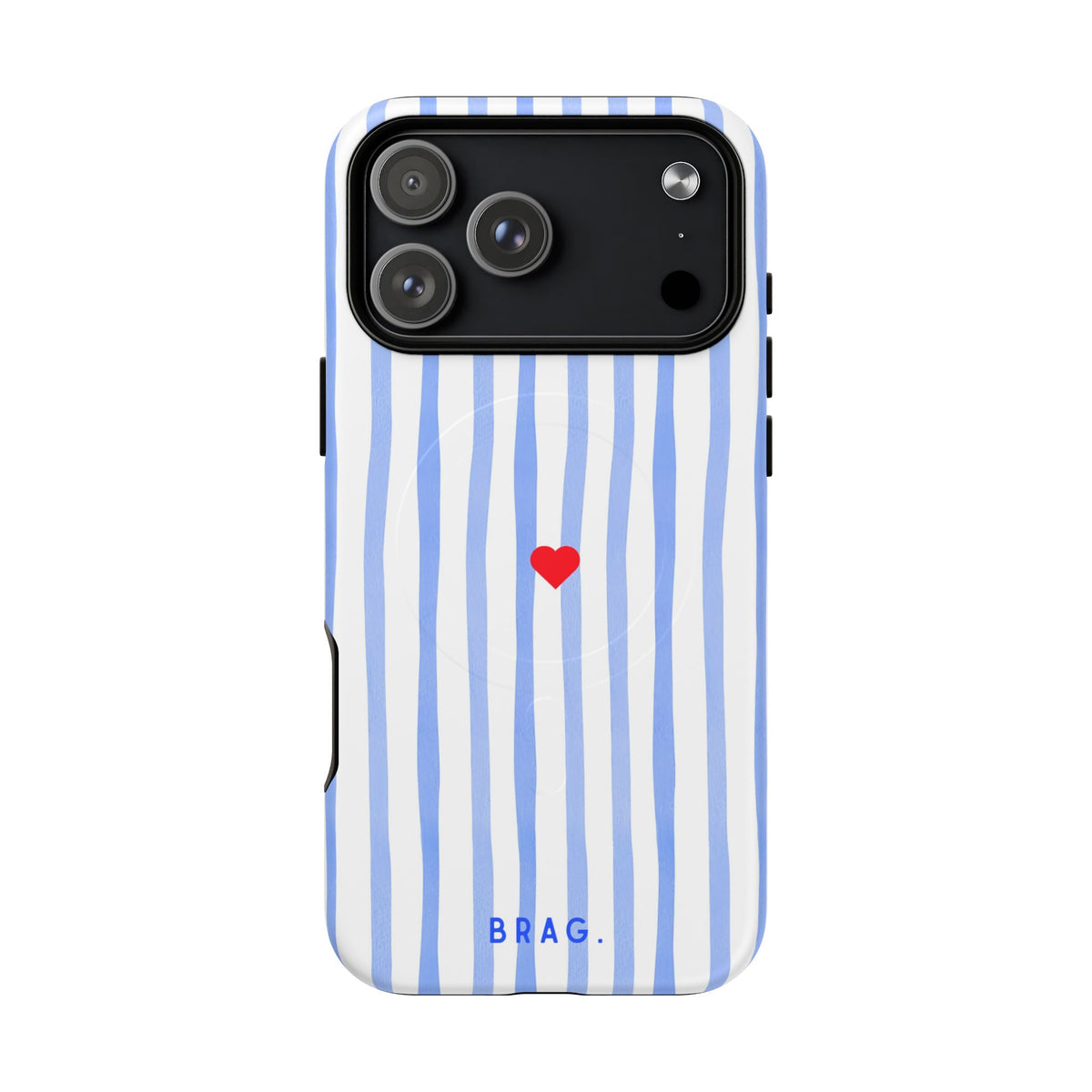 Blue Heart MagSafe Tough Phone Case — Magnetic Protective Cover