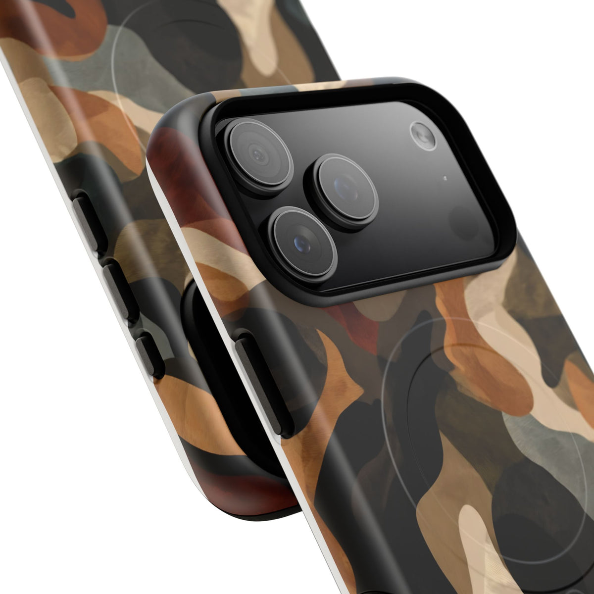 Desert Camo MagSafe Tough Phone Case — Magnetic Protective Cover