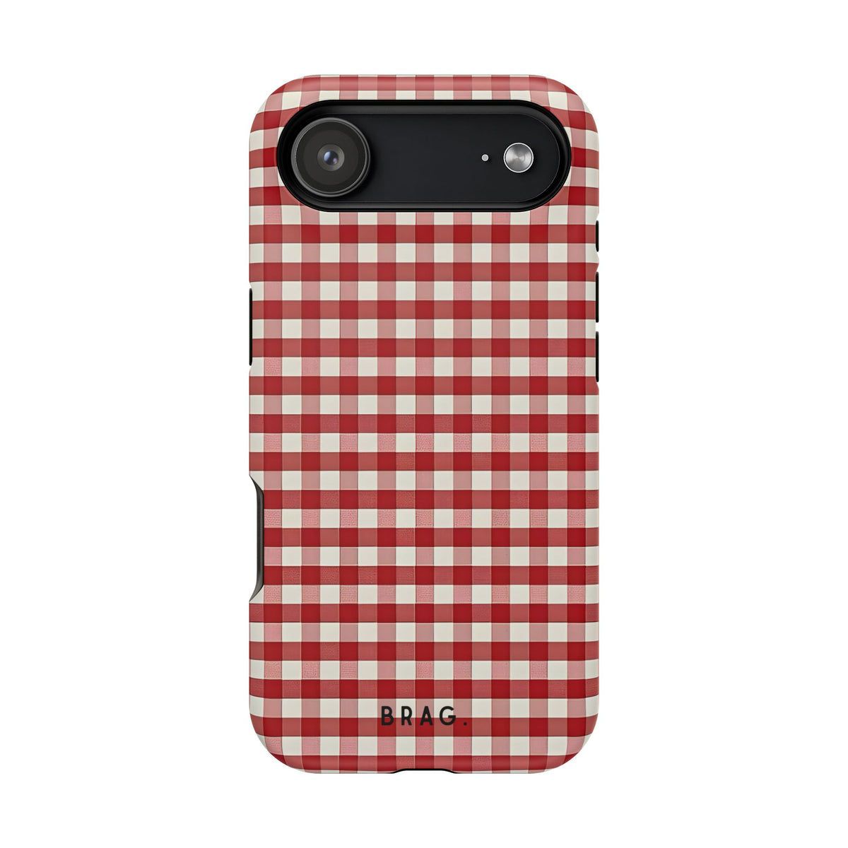 Red Gingham Magnetic Impact-Resistant Phone Case