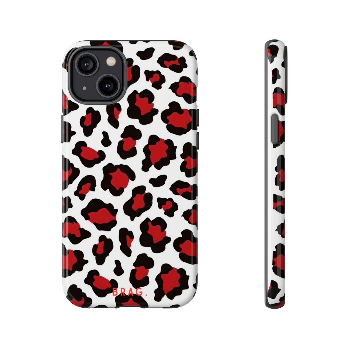 Leopard Kiss Tough Phone Case – Shockproof Protective iPhone Cover