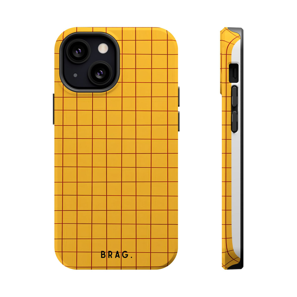 Cheese Grid Magnetic Impact-Resistant Phone Case