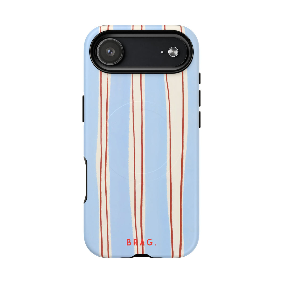 Blue Linen MagSafe Tough Phone Case — Magnetic Protective Cover