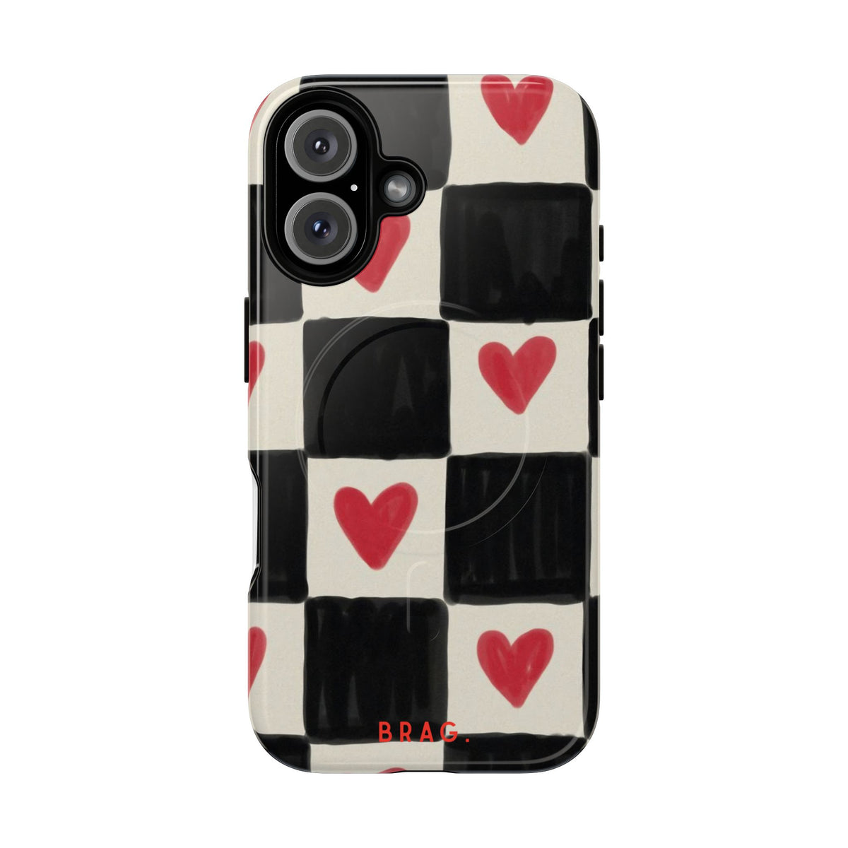 Heart Check MagSafe Tough Phone Case — Magnetic Protective Cover