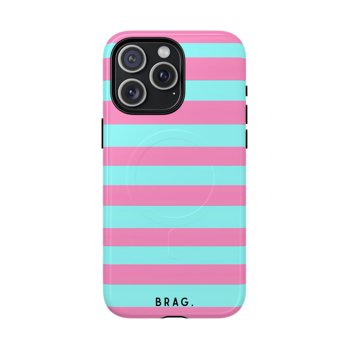 Taffy Stripe MagSafe Tough Phone Case — Magnetic Protective Cover