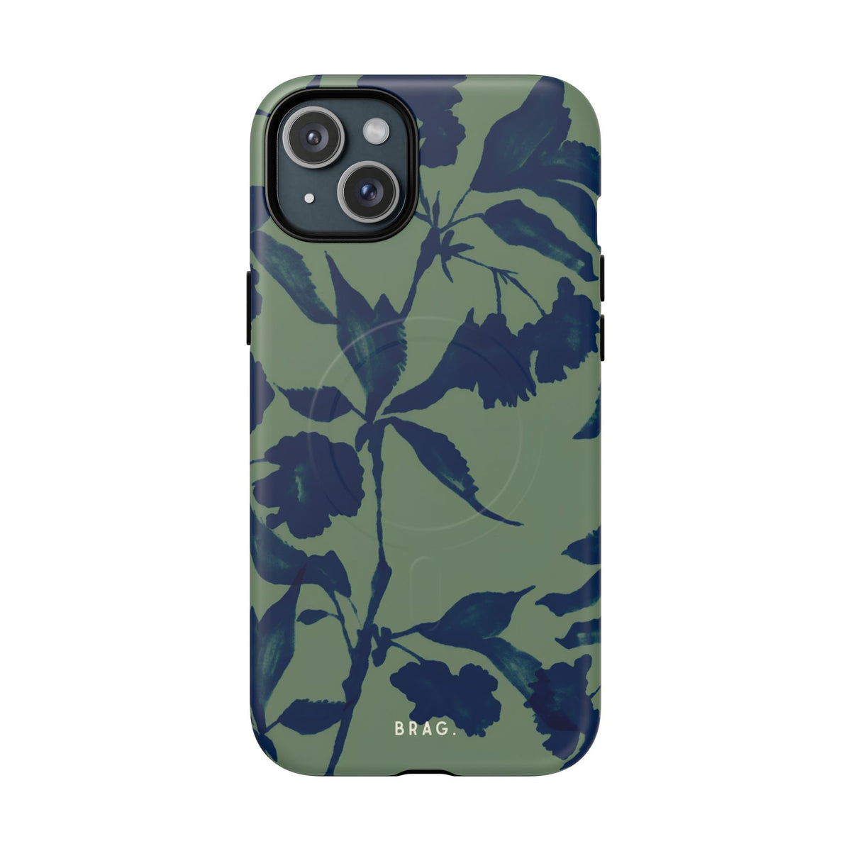 Sage Bloom MagSafe Tough Phone Case — Magnetic Protective Cover