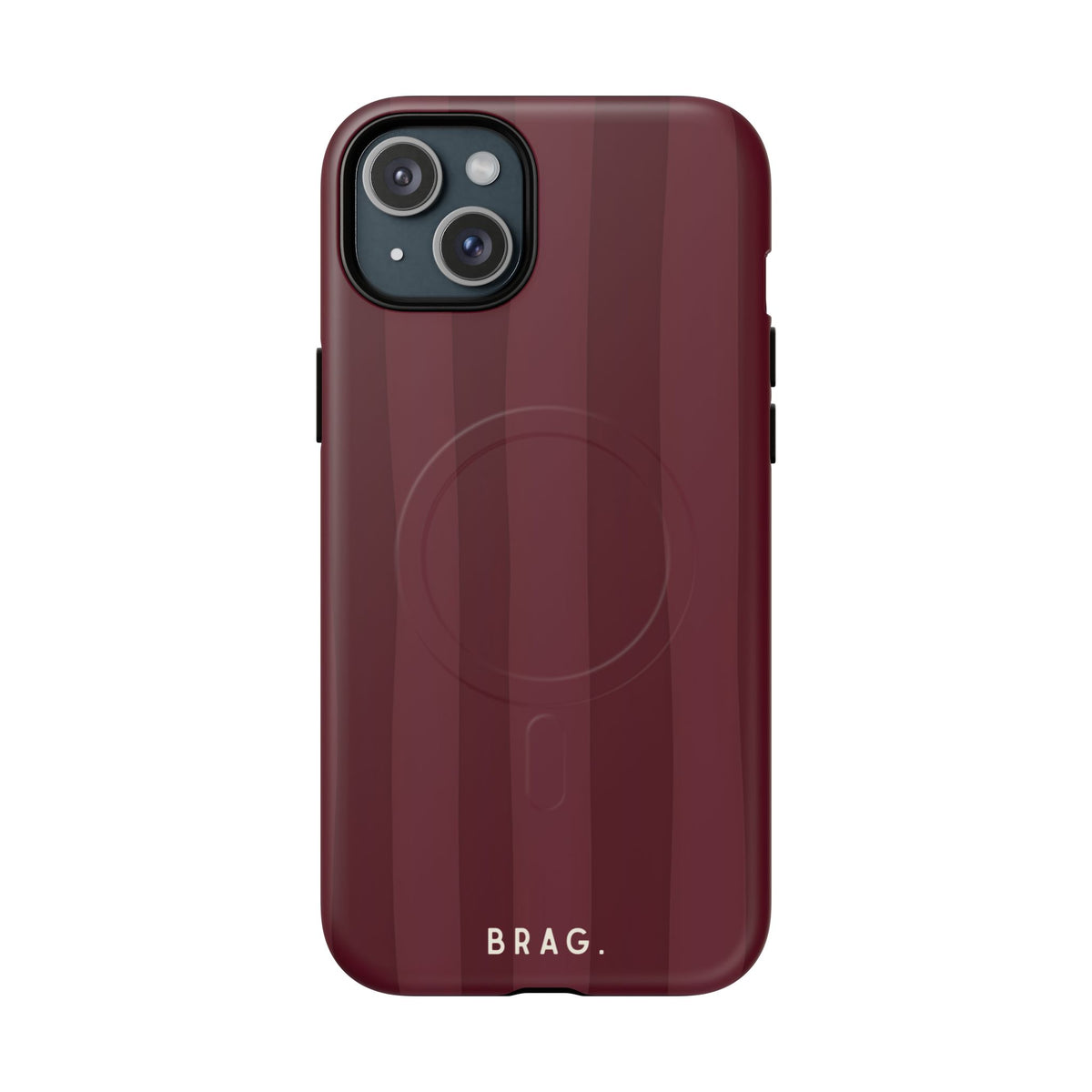 Dark Cherry MagSafe Tough Phone Case — Magnetic Protective Cover