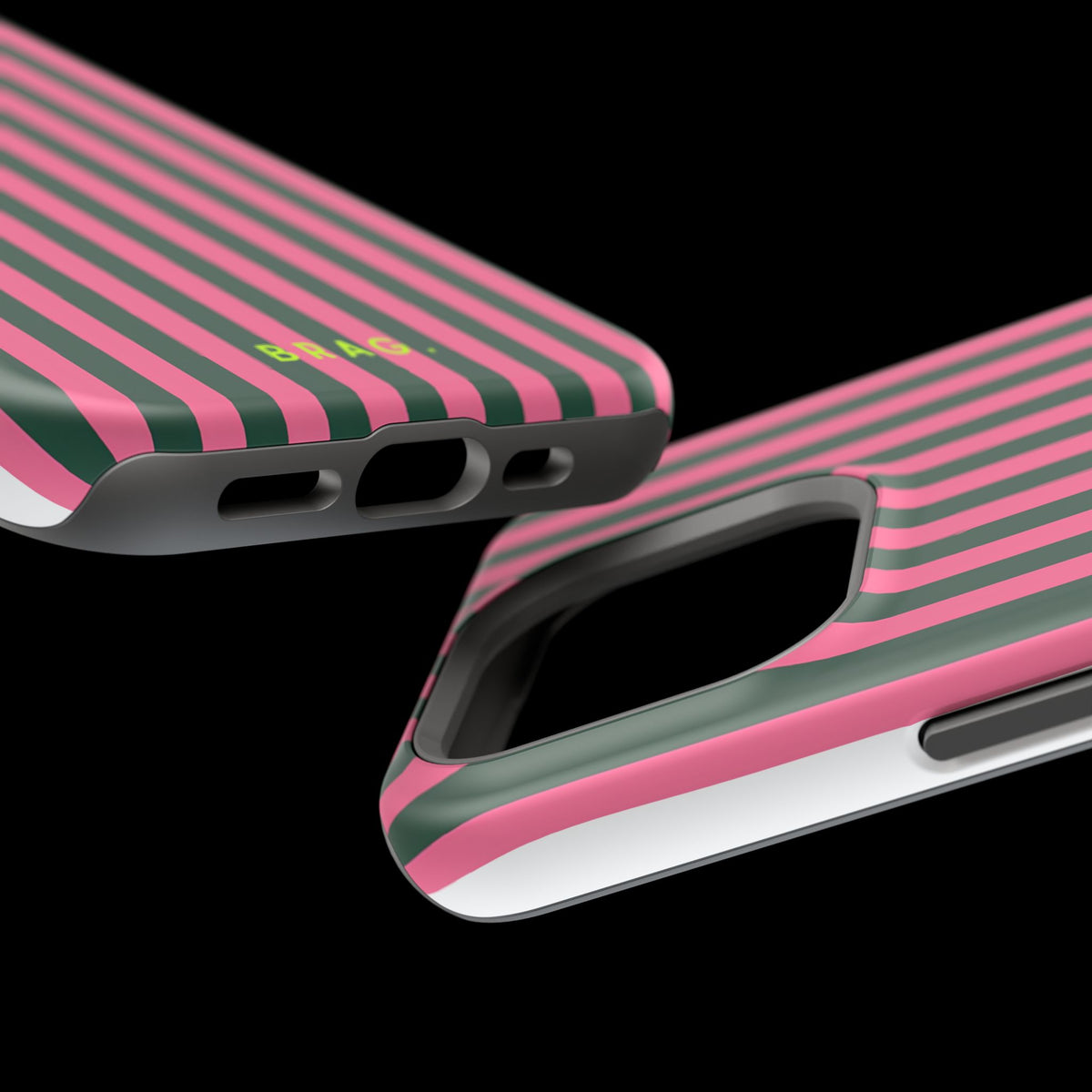 Flamingo Stripe Magnetic Impact-Resistant Phone Case
