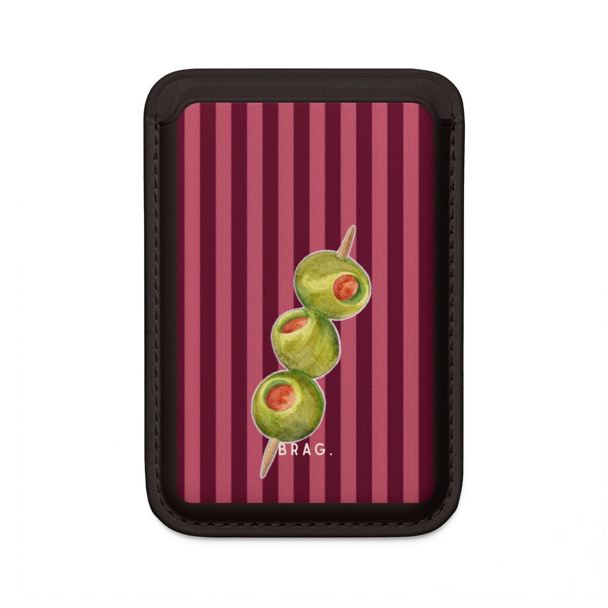 Olive Hour MagSafe Vegan Wallet — Slim Phone Card Holder
