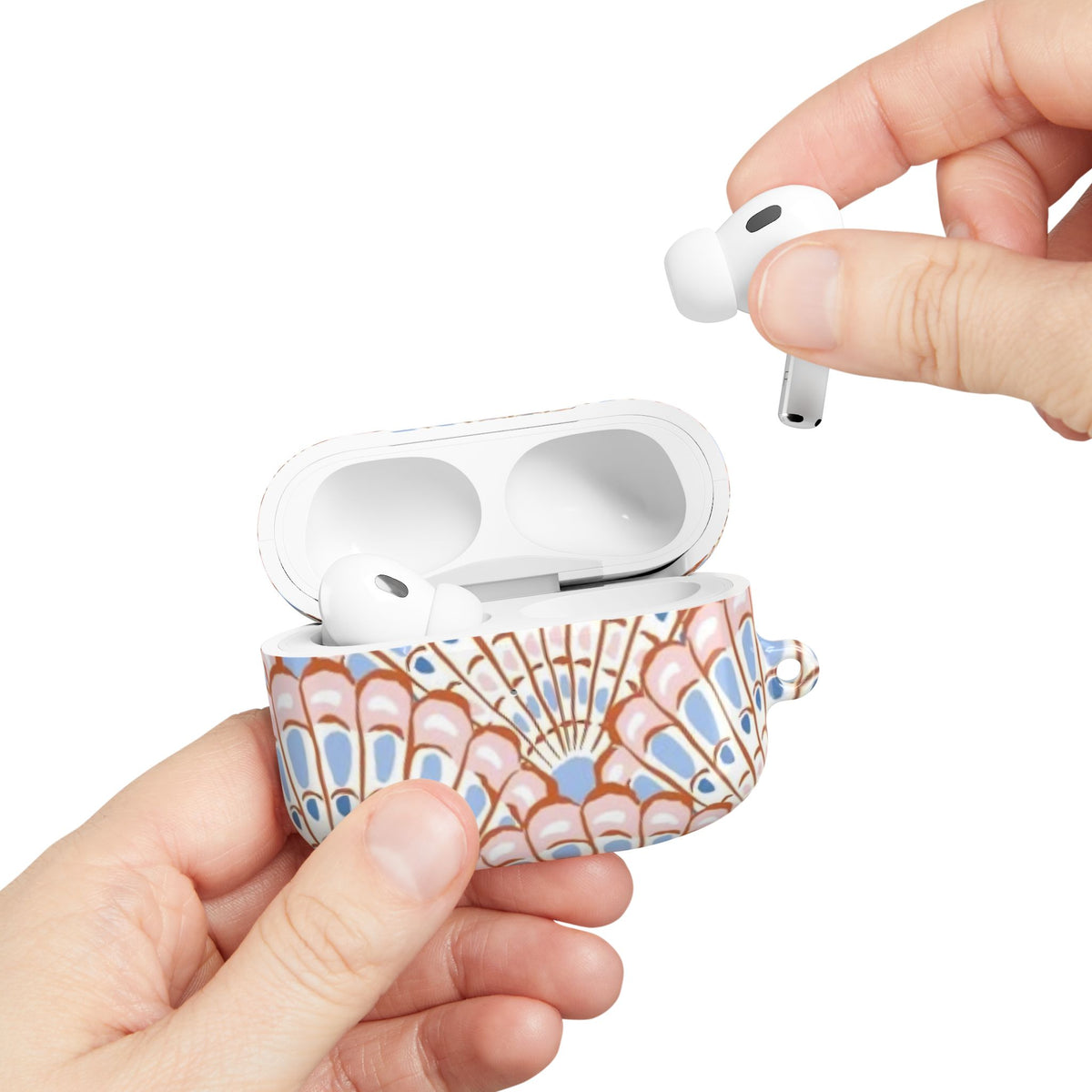 Seashell Soiree AirPod Case – Slim Protective Charging Case