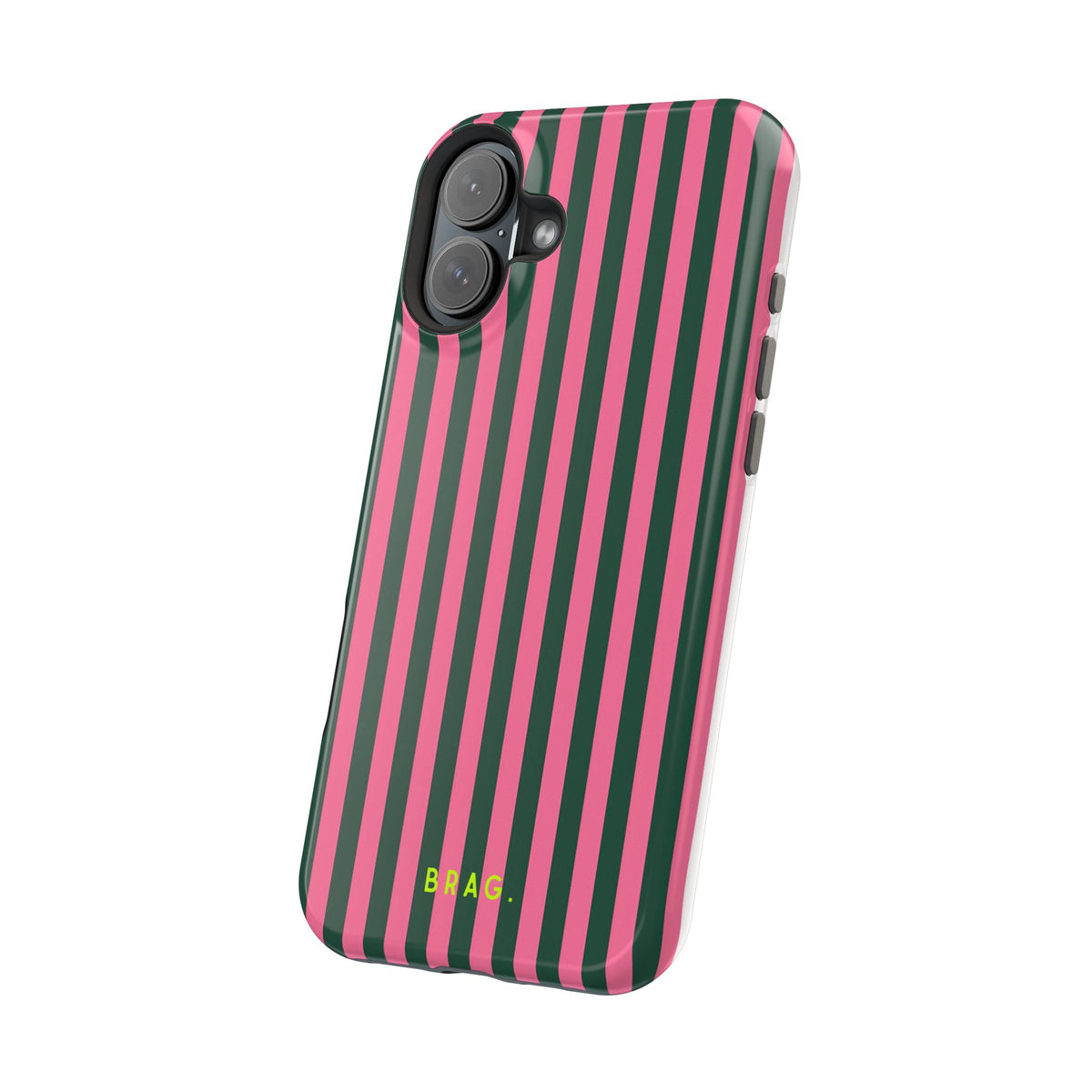 Flamingo Stripe Magnetic Impact-Resistant Phone Case
