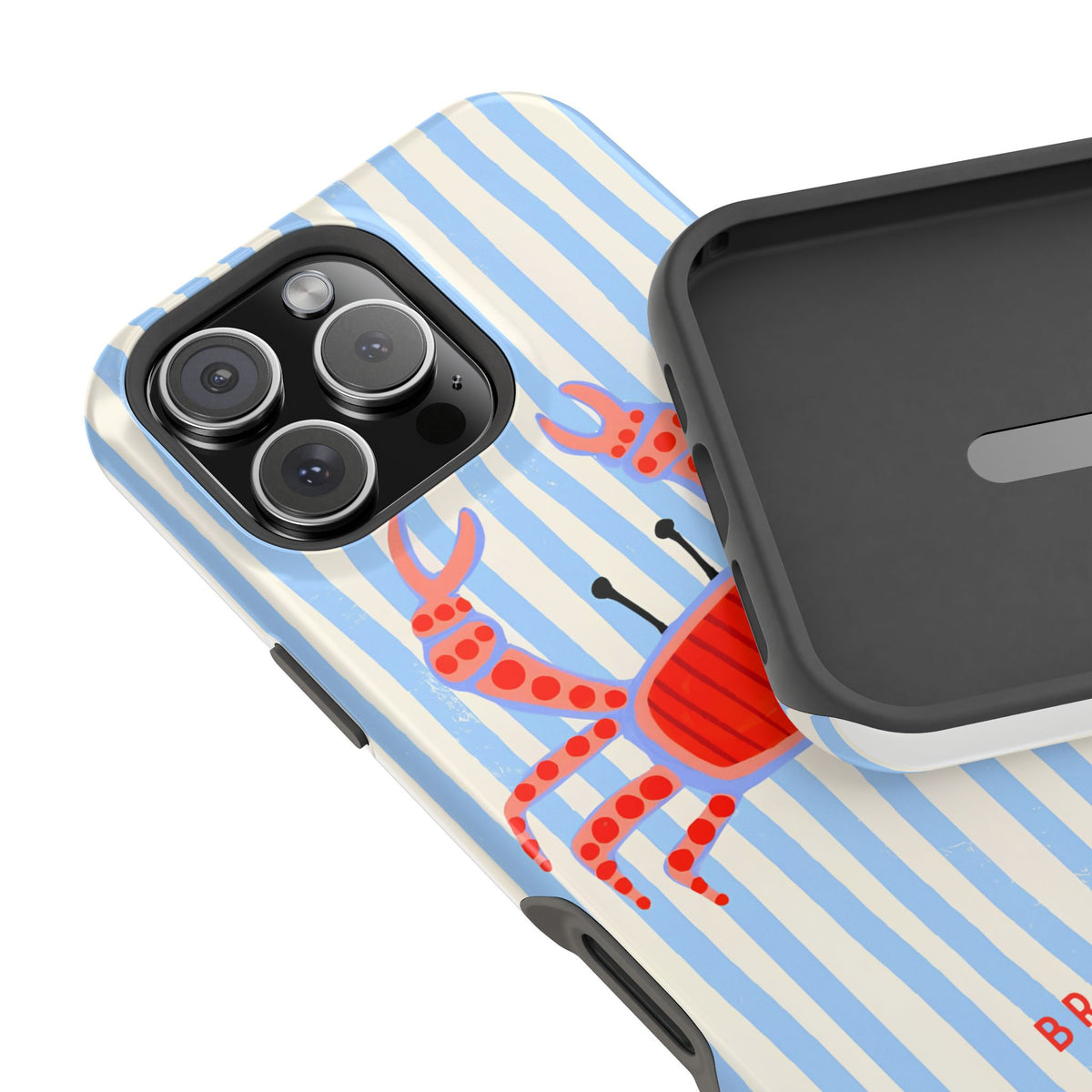 Azure Crab Magnetic Impact-Resistant Phone Case