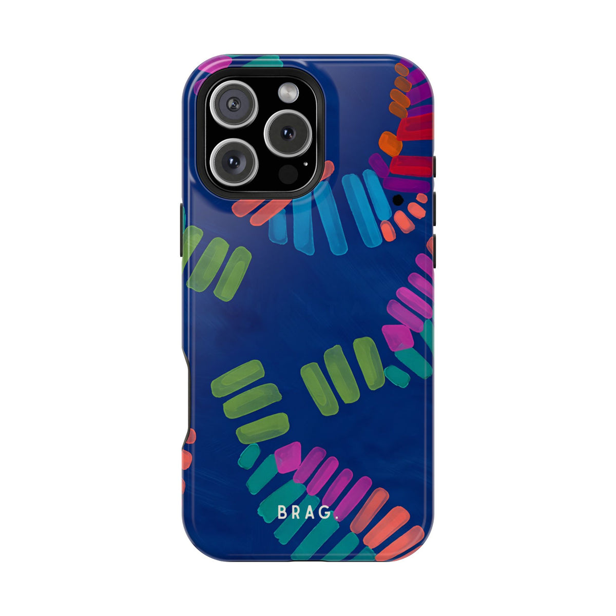 Blue Palm Magnetic Impact-Resistant Phone Case