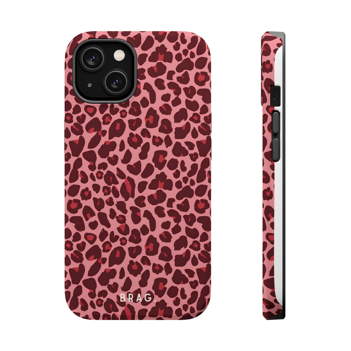 Leopard Love Magnetic Impact-Resistant Phone Case