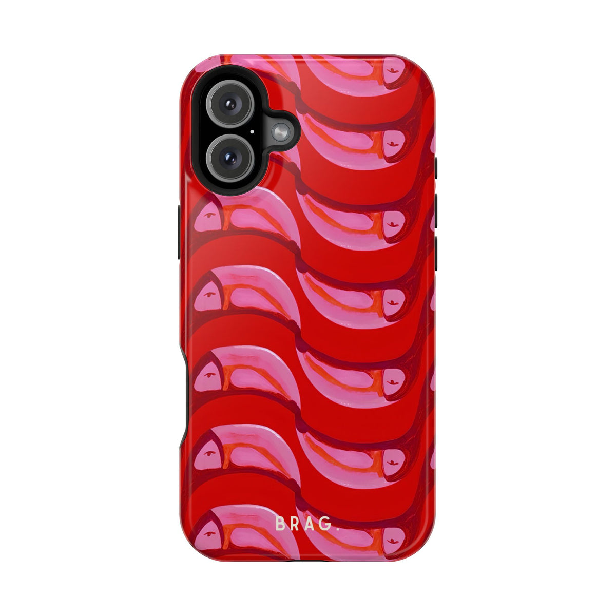 Pink Current Magnetic Impact-Resistant Phone Case
