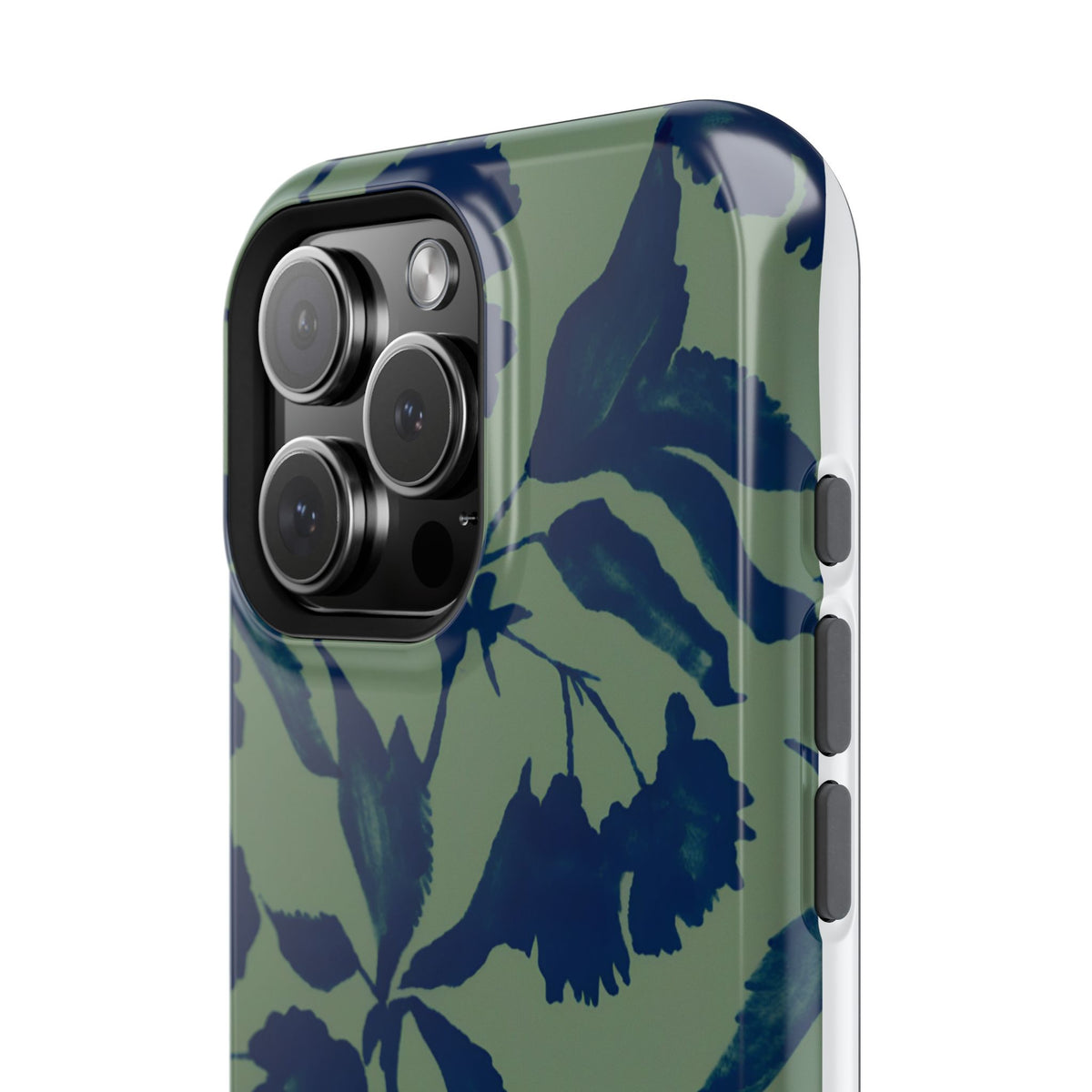 Sage Bloom Magnetic Impact-Resistant Phone Case