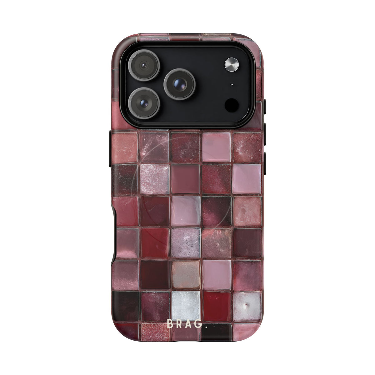 Cherry Tile MagSafe Tough Phone Case — Magnetic Protective Cover
